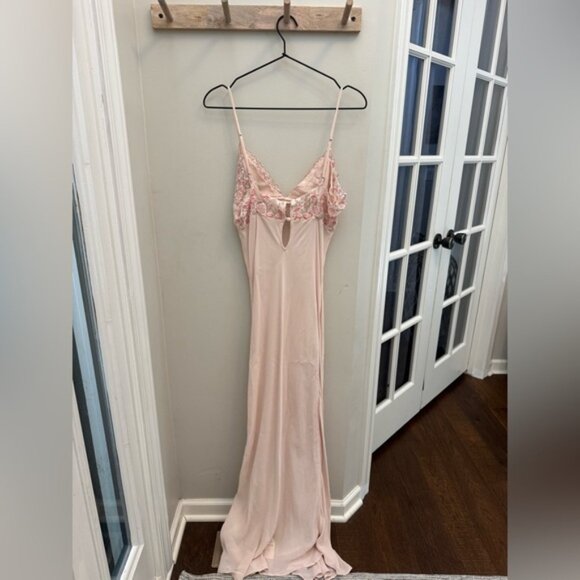 Midnight Magic Maxi Slip by Intimately at Free People in Pink - Picture 10 of 10